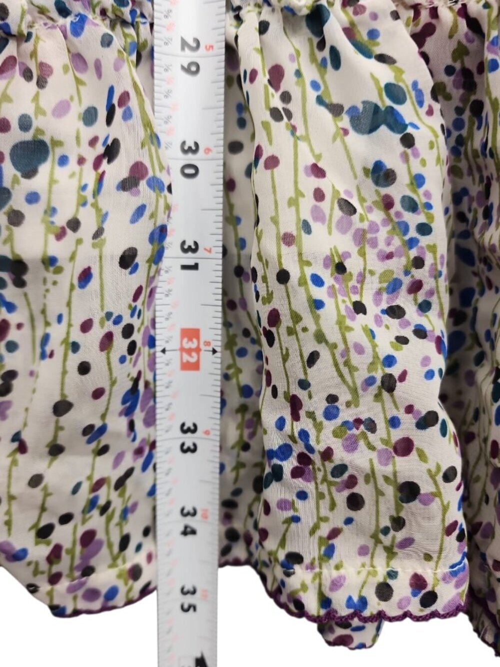 Boho Smocked Summer Dress Festival Sundress Resort Vacation Dress Size L - Picture 10 of 13